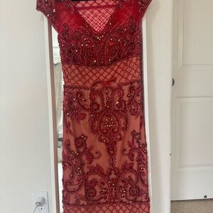 Terani Couture Beige Gown